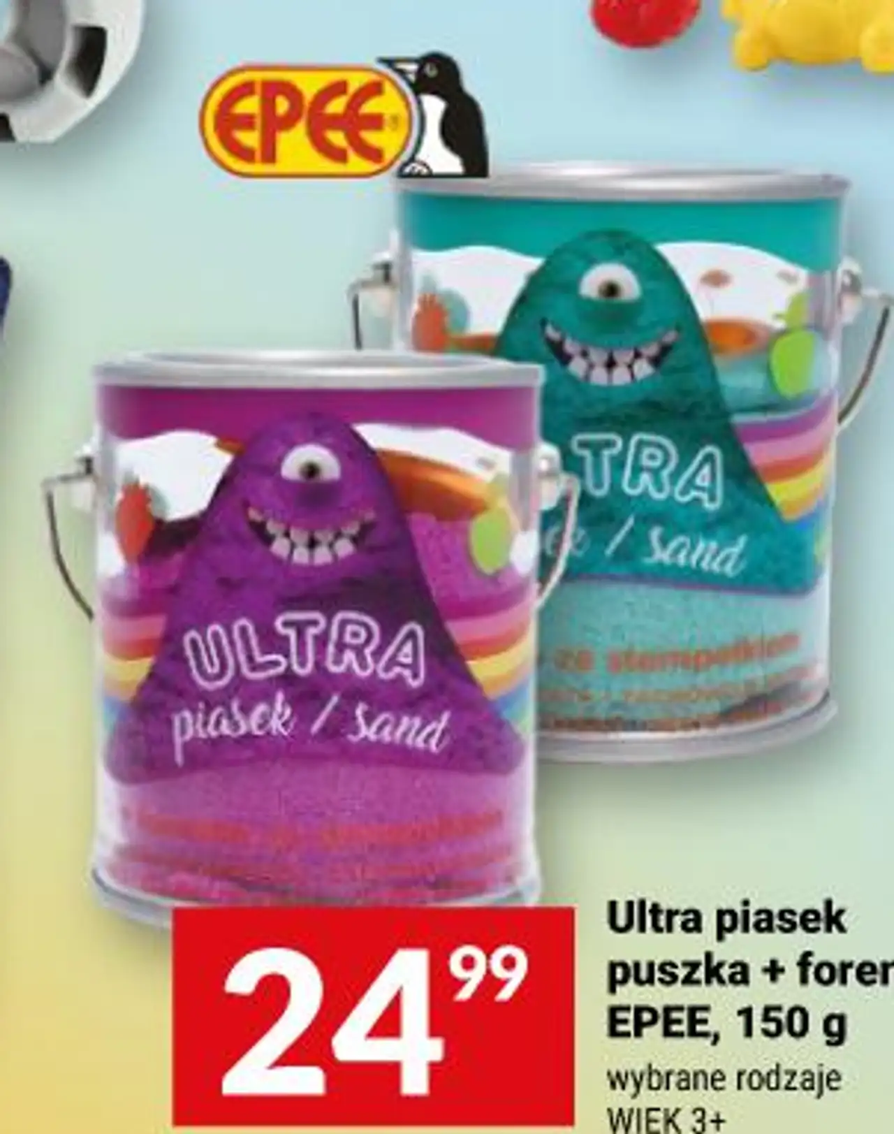 Ultra piasek puszka + foremka EPEE, 150 g