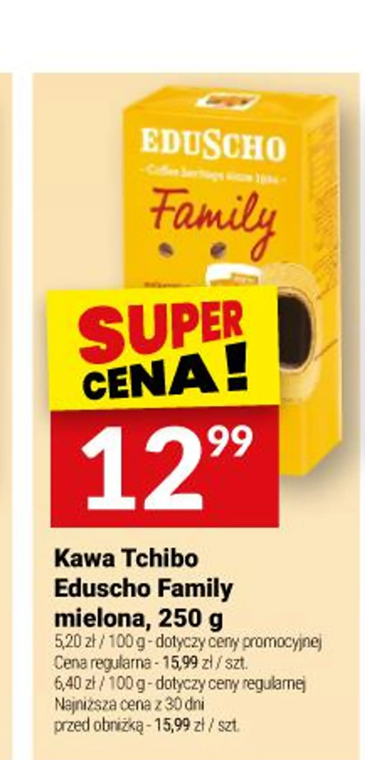 Kawa Tchibo Eduscho Family mielona, 250 g