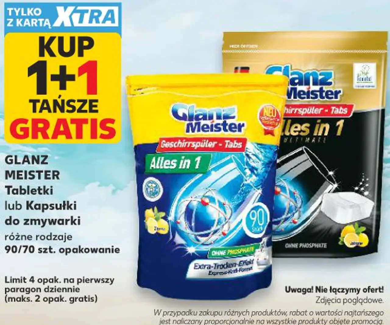 GLANZ MEISTER Tabletki lub Kapsułki do zmywarki