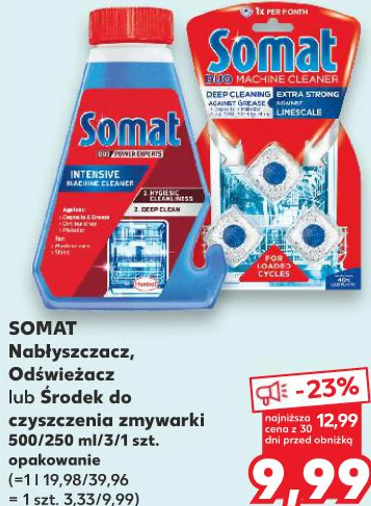 SOMAT Nabłyszczacz, Odświeżacz lub Środek do czyszczenia zmywarki