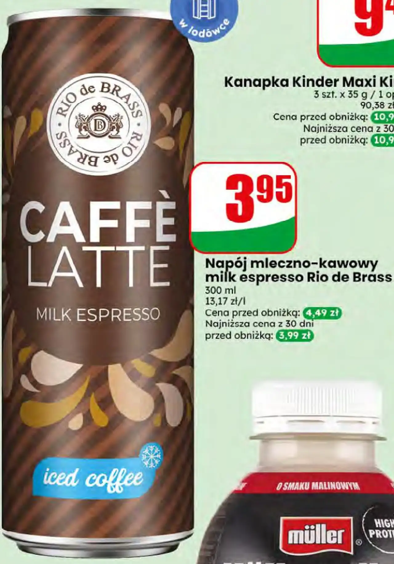 Napój mleczno-kawowy milk espresso Rio de Brass