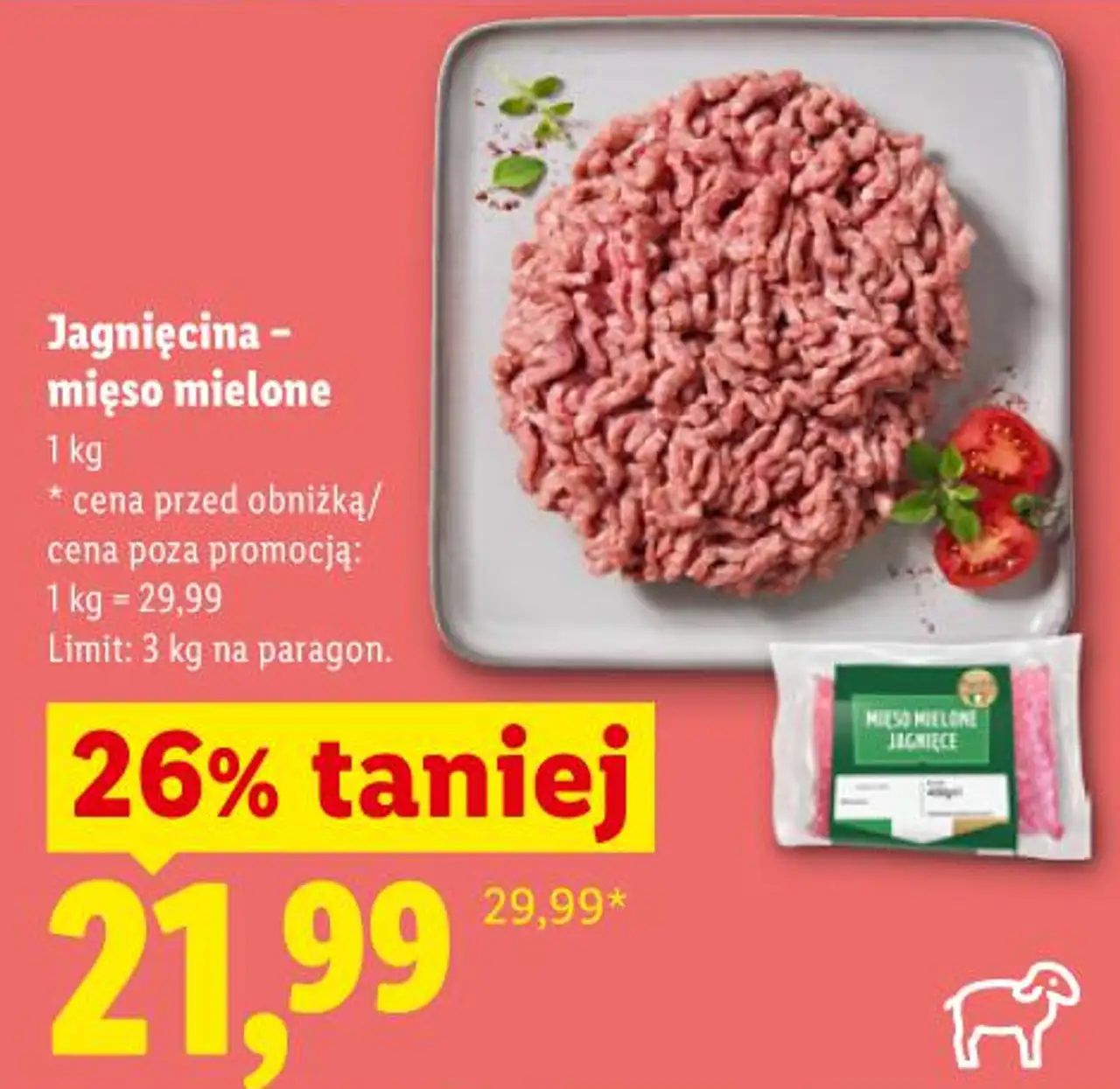 Jagnięcina - mięso mielone