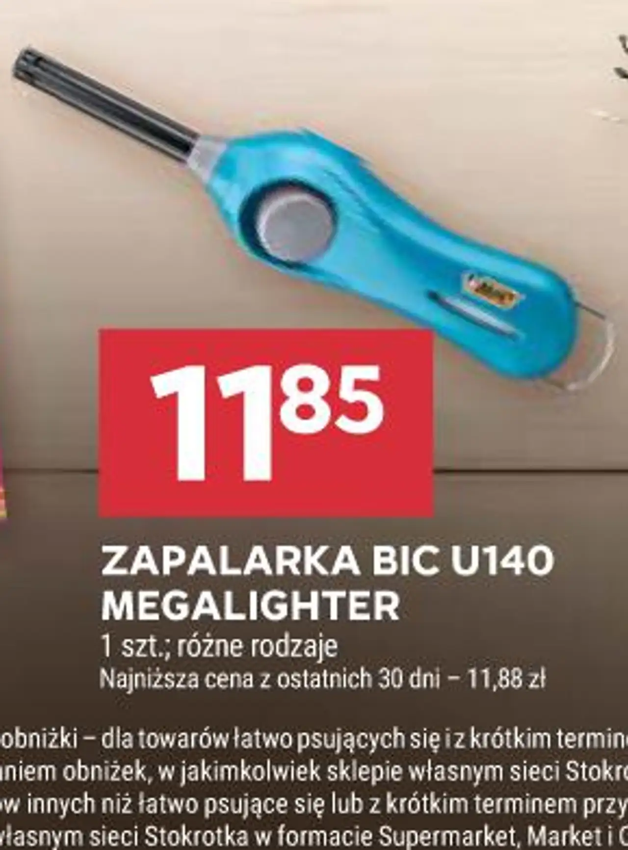 Zapalarka BIC U140 Megalighter