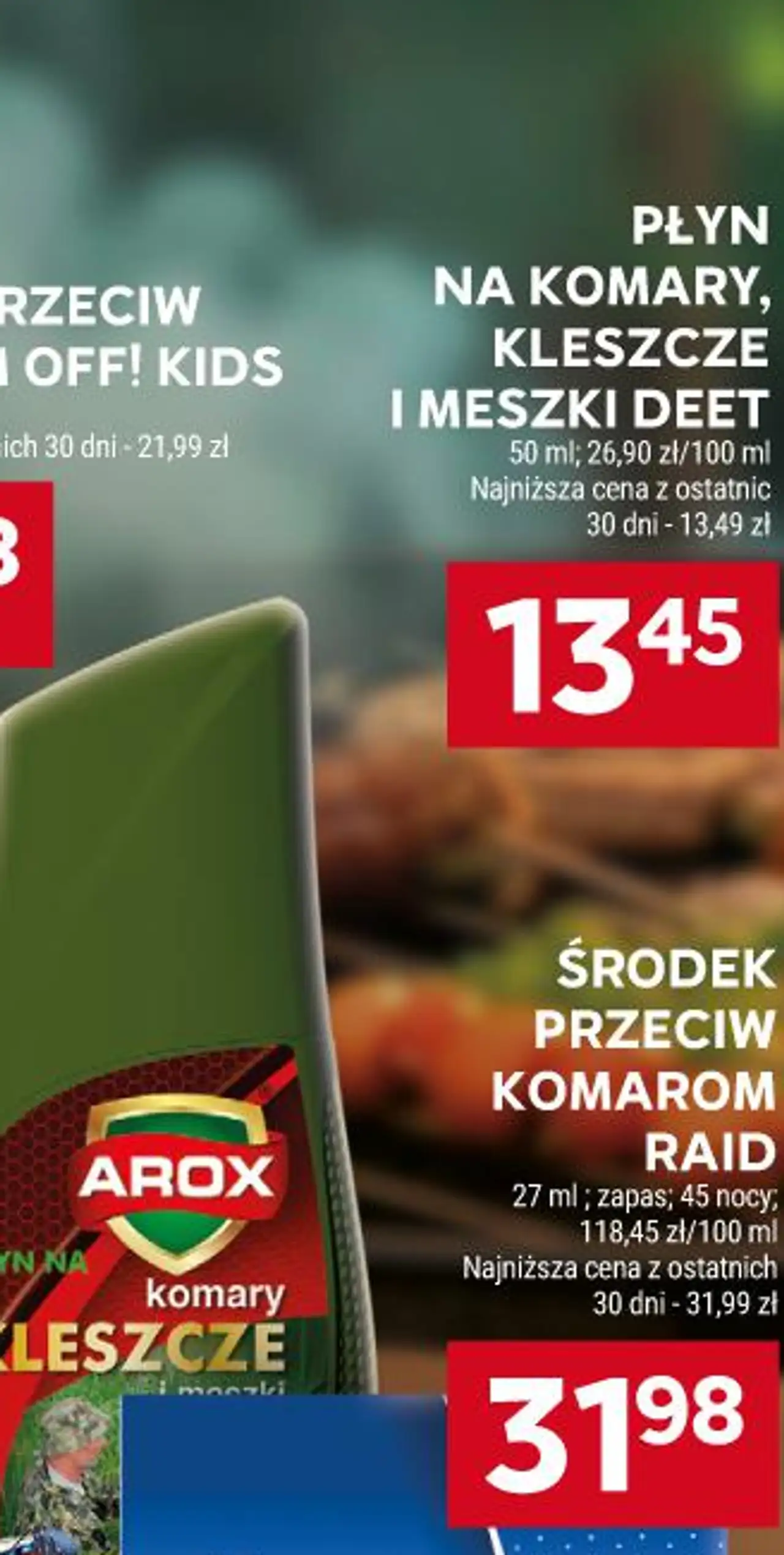 Arox Płyn na komary, kleszcze i meszki DEET