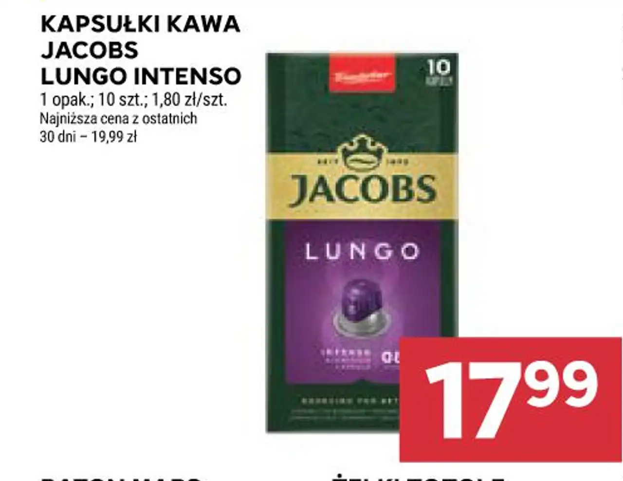 Kapsułki kawa Jacobs Lungo Intenso