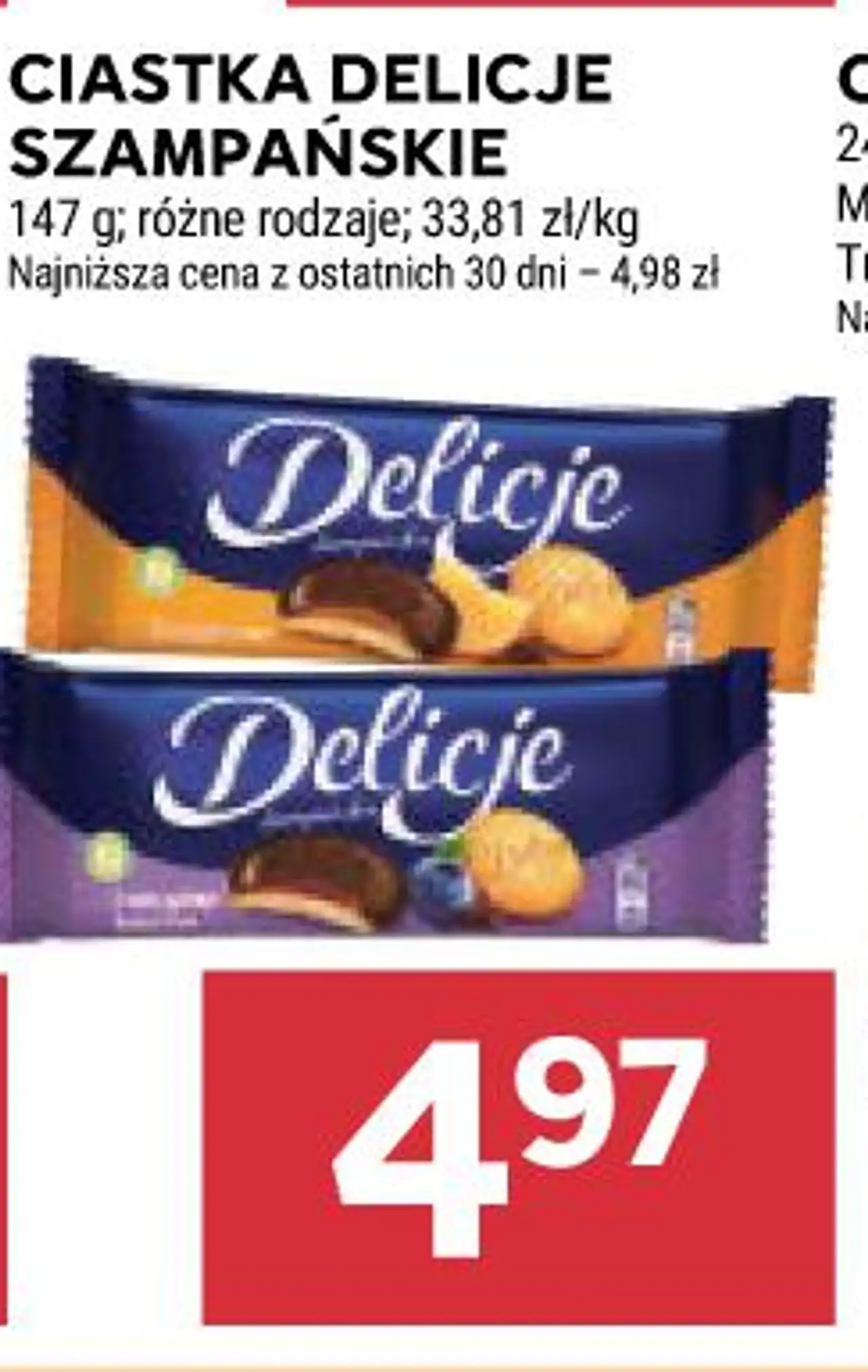 Ciastka Delicje Szampańskie