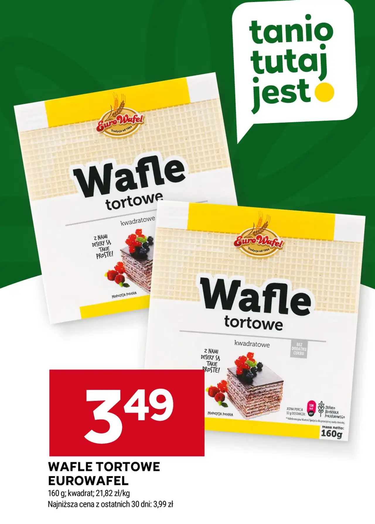 Wafle tortowe Eurowafel