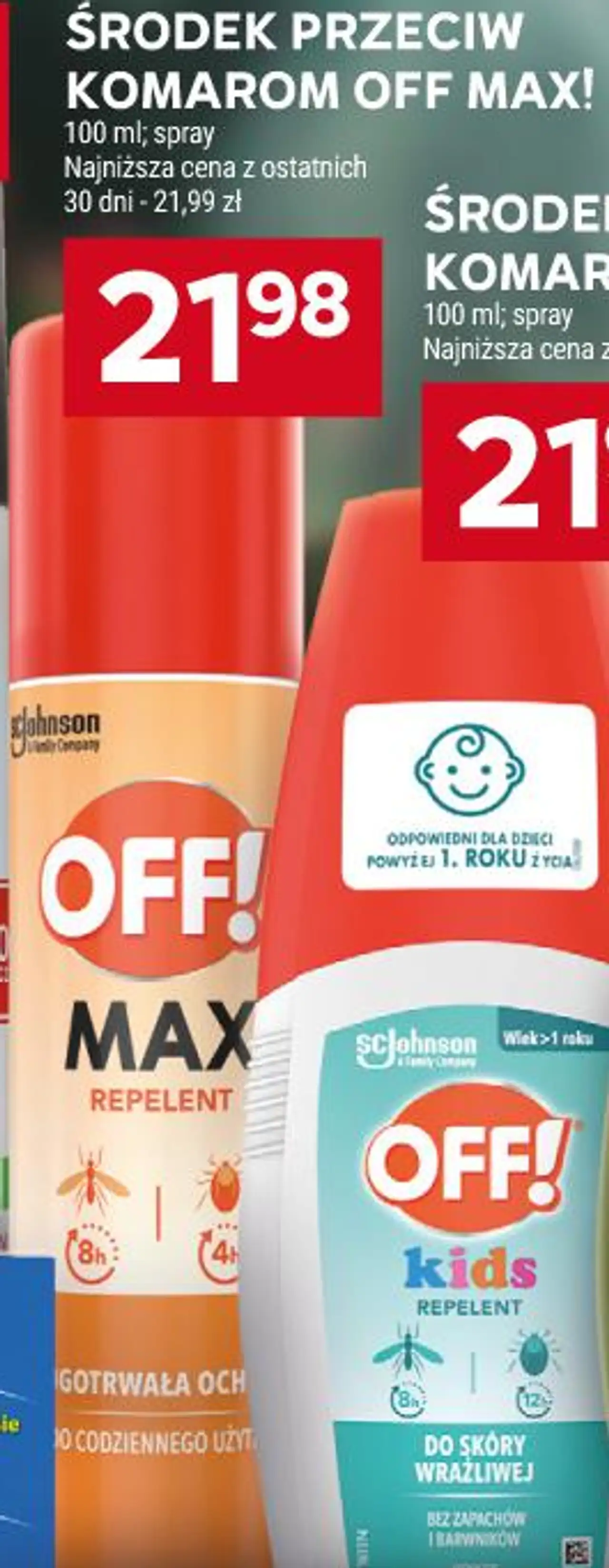 Środek przeciw komarom Off Max!