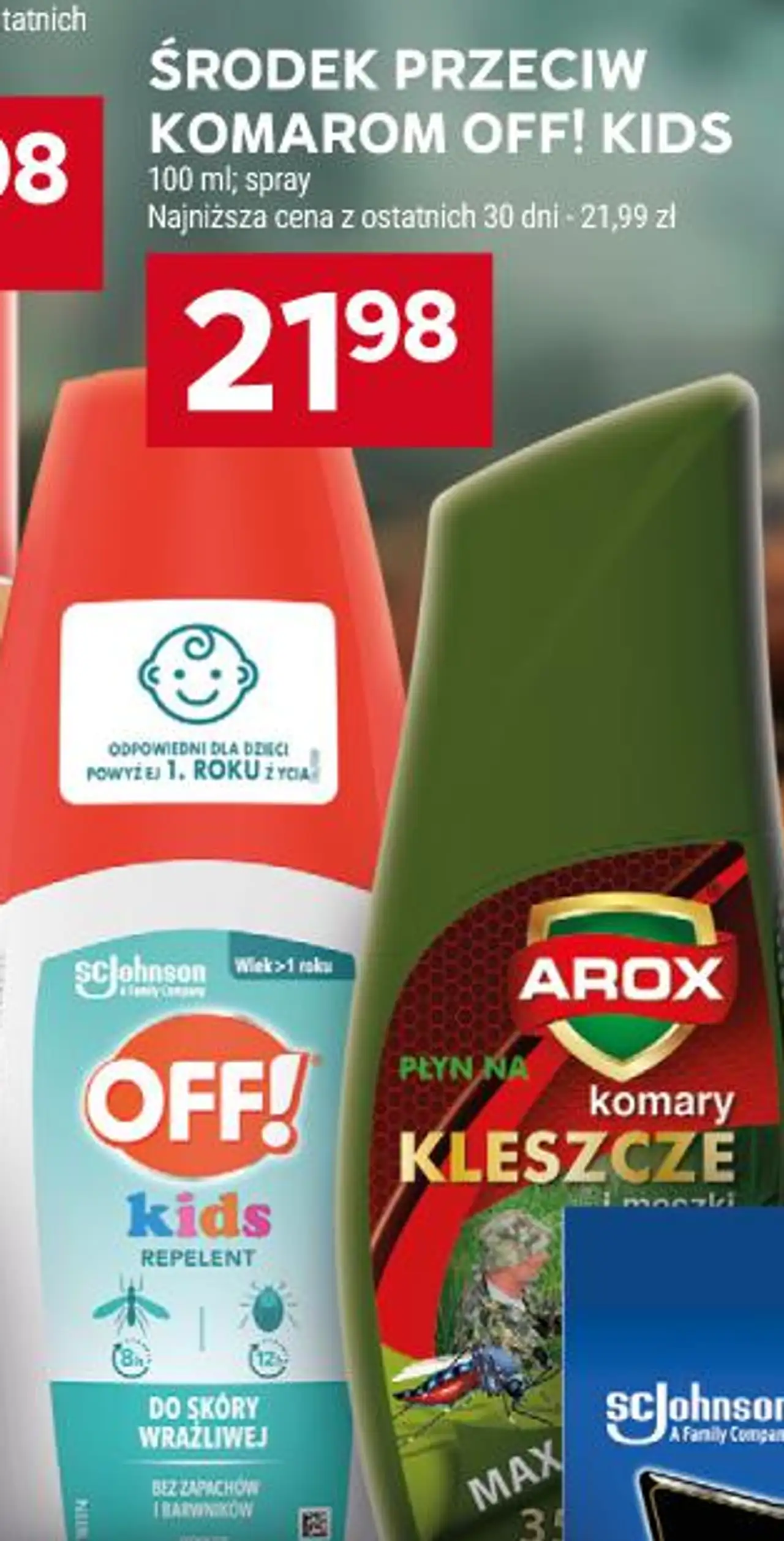 Środek przeciw komarom Off! Kids