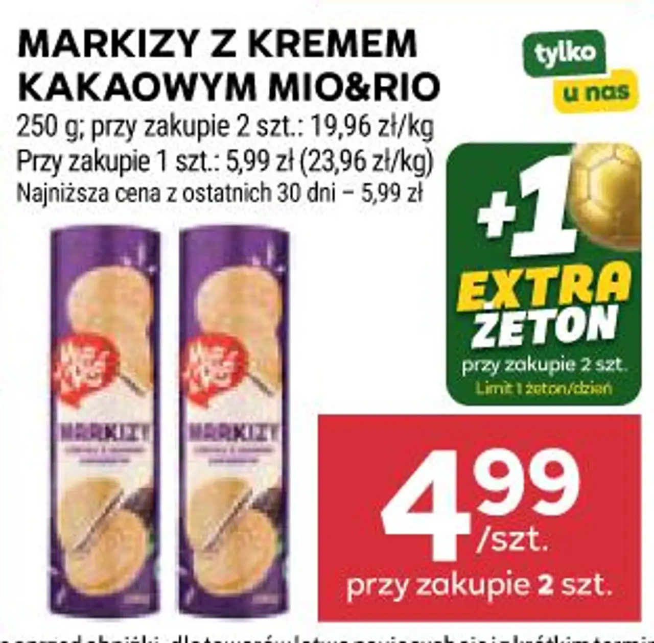 Markizy z kremem kakaowym Mio&Rio