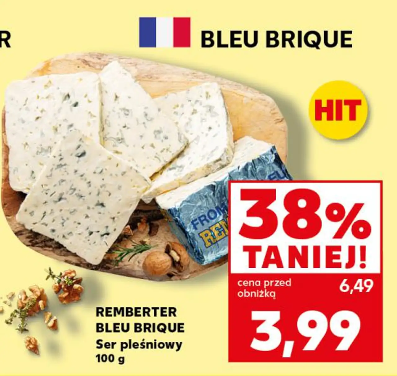 Remberter Bleu Brique Ser pleśniowy 100 g