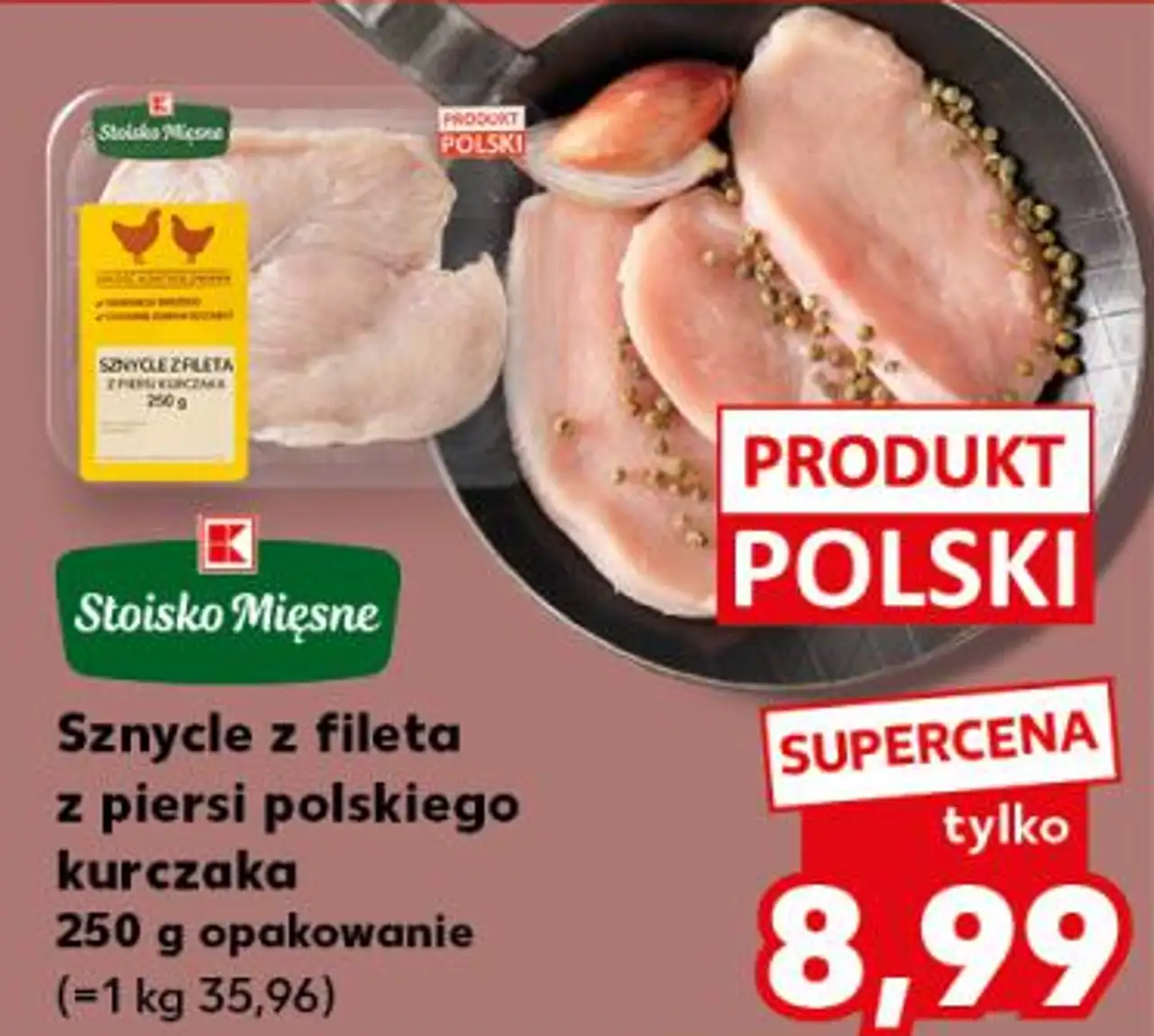 Stoisko Mięsne Sznycle z fileta z piersi polskiego kurczaka