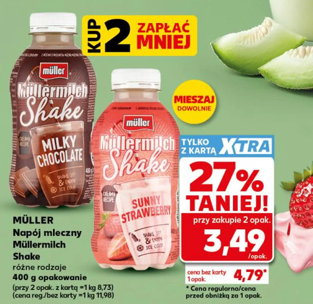 MÜLLER Napój mleczny Müllermilch Shake