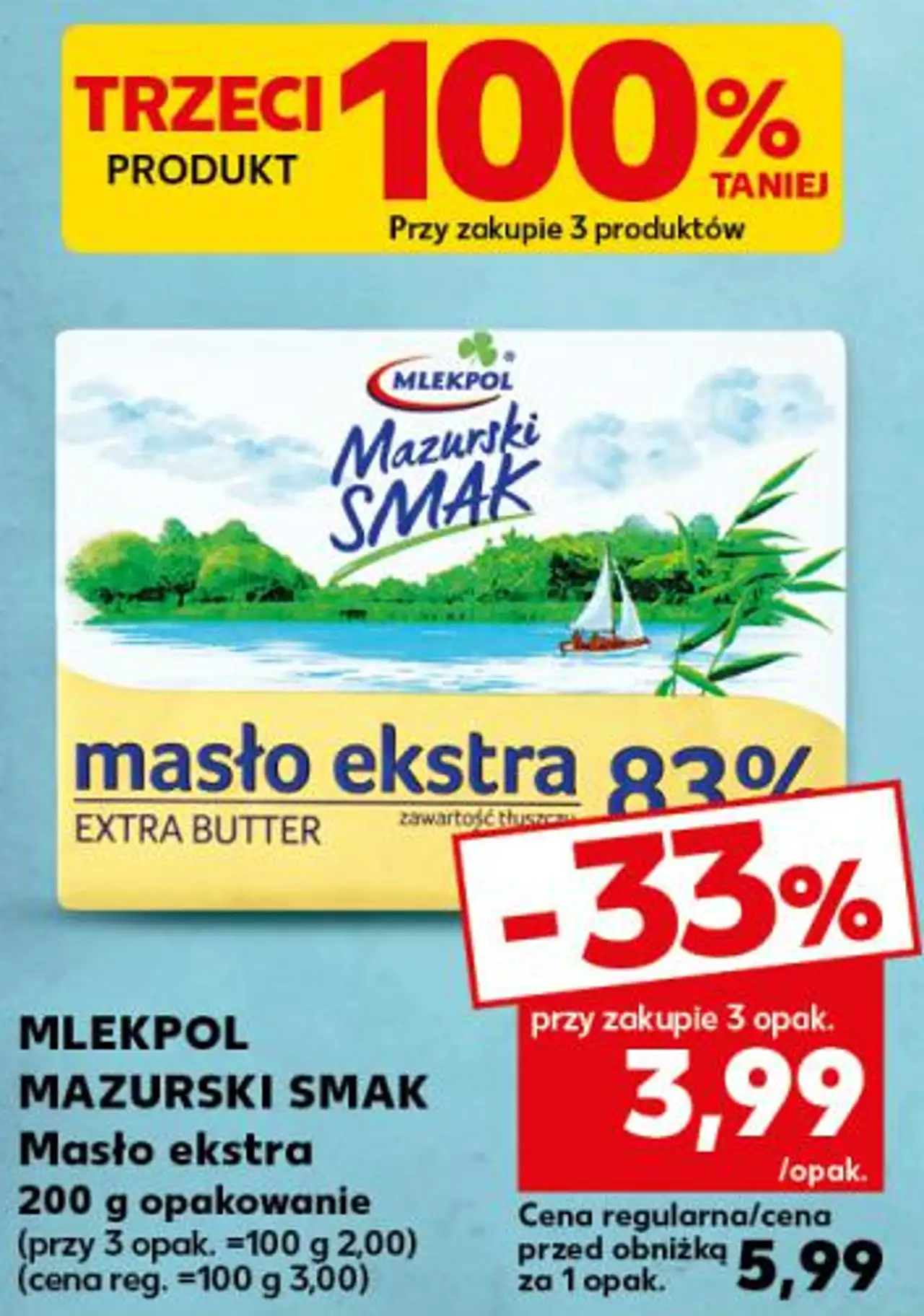 MLEKPOL MAZURSKI SMAK Masło ekstra