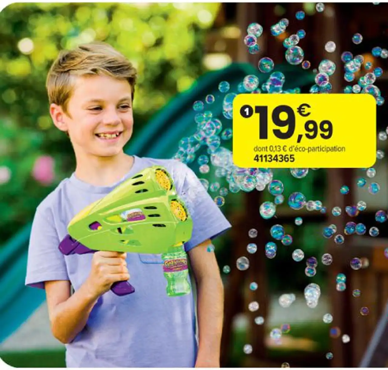 PISTOLET DOUBLE BUBBLE BLASTER GAZILLION