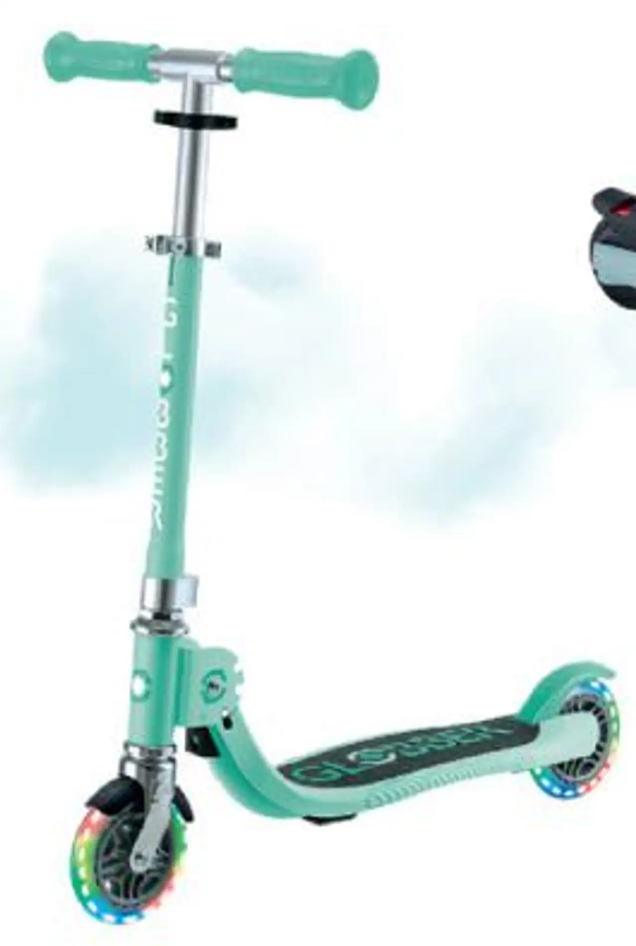 TROTTINETTE 2 ROUES FLOW FOLDABLE JUNIOR LIGHTS VERT MENTHE