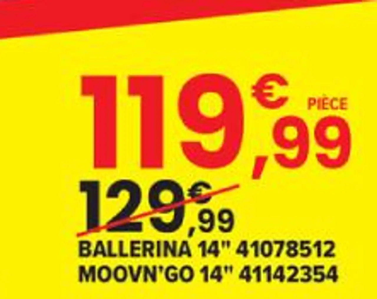 VÉLO BALLERINA OU MOOVN'GO 14"