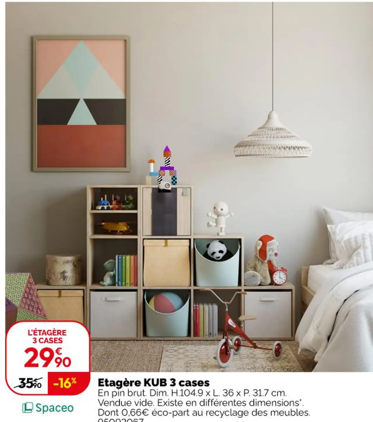 Etagère KUB 3 cases
