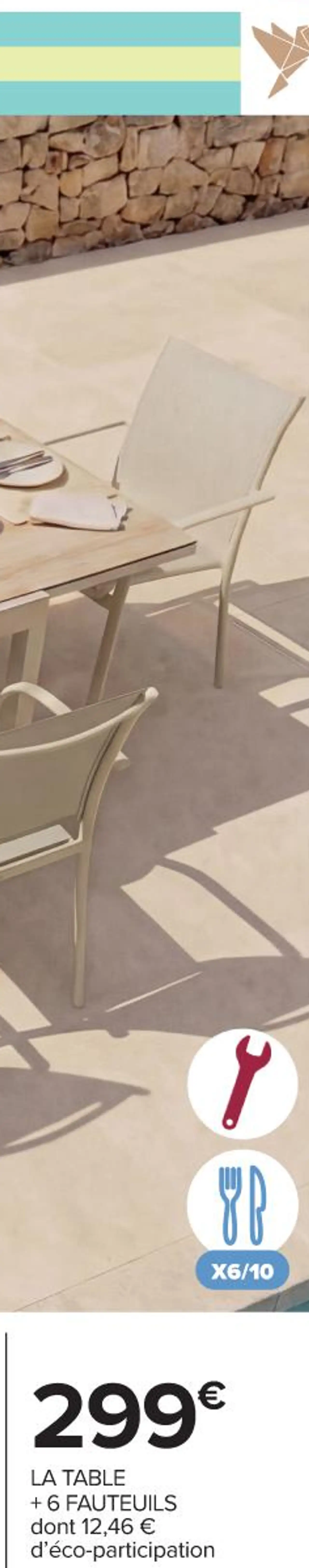 LA TABLE + 6 FAUTEUILS