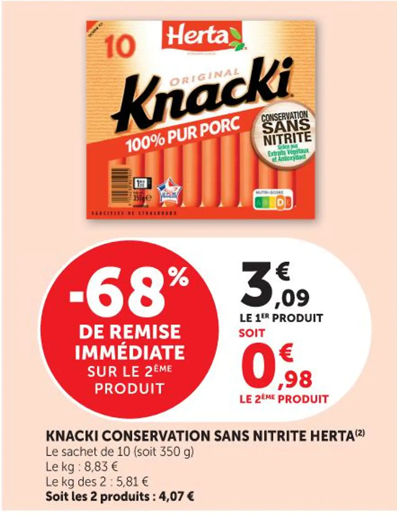 KNACKI CONSERVATION SANS NITRITE HERTA