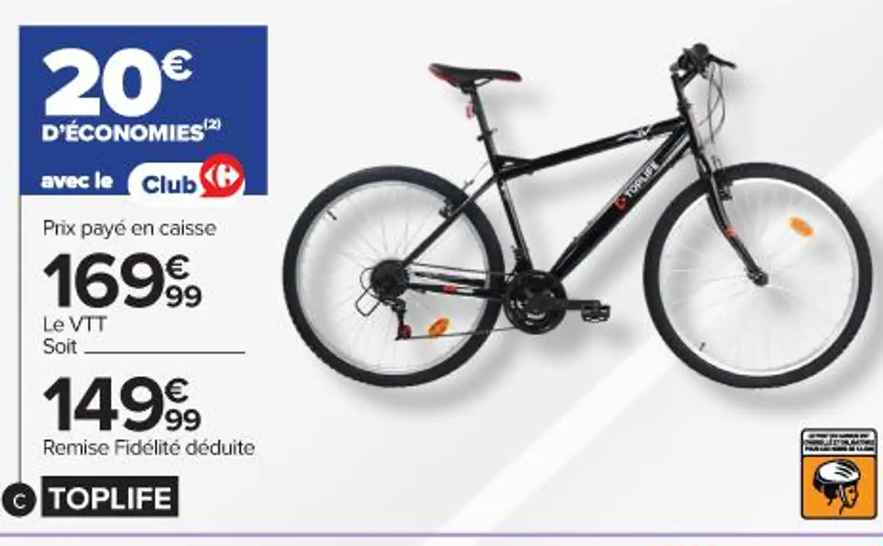 VTT Mountain 26 pouces TOPLIFE