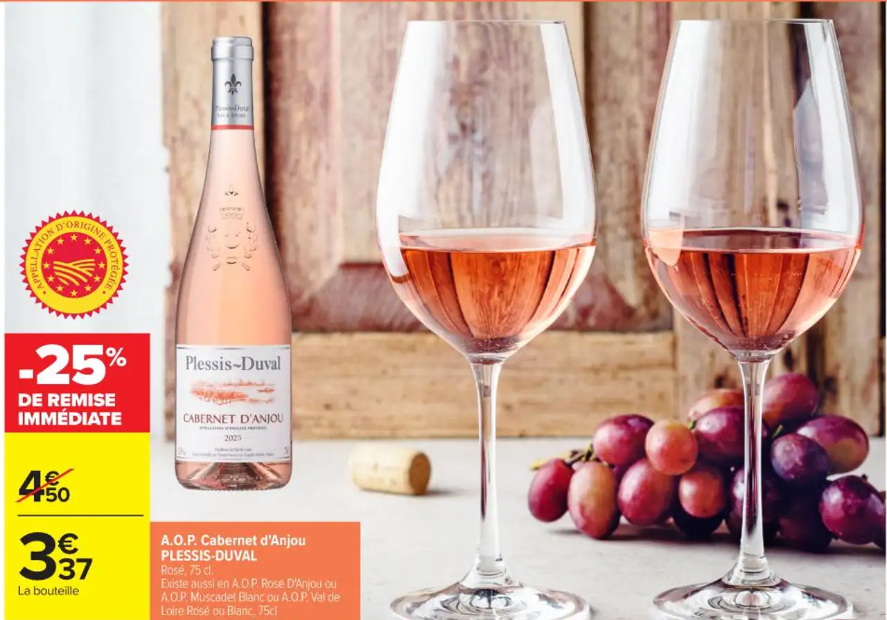 A.O.P. Cabernet d'Anjou PLESSIS-DUVAL