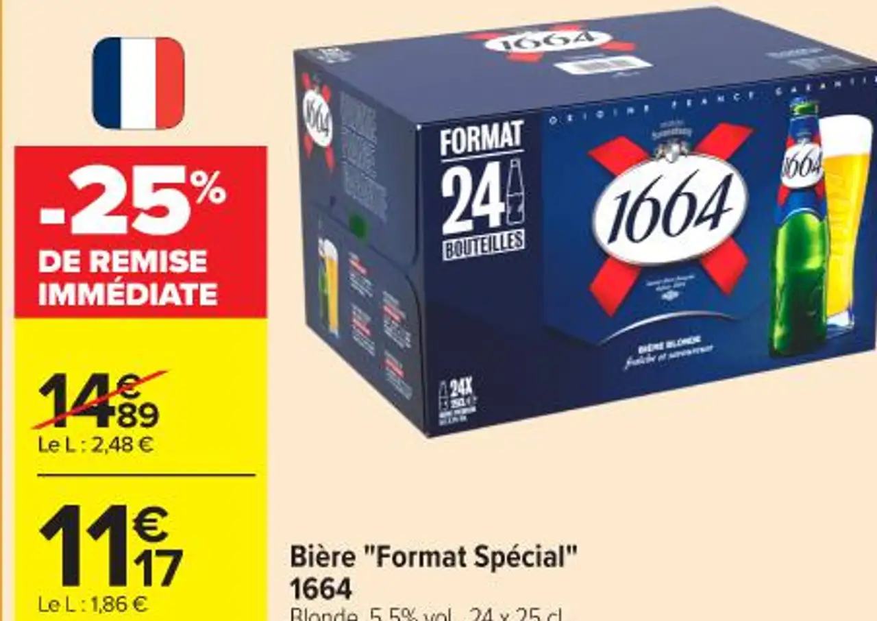 Bière "Format Spécial" 1664