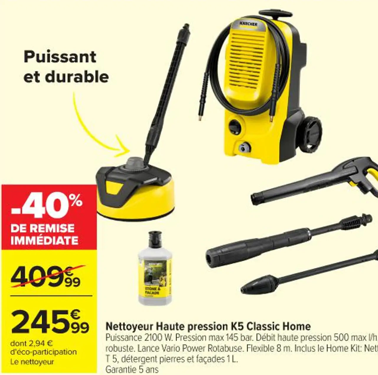 Nettoyeur Haute pression K5 Classic Home Kärcher