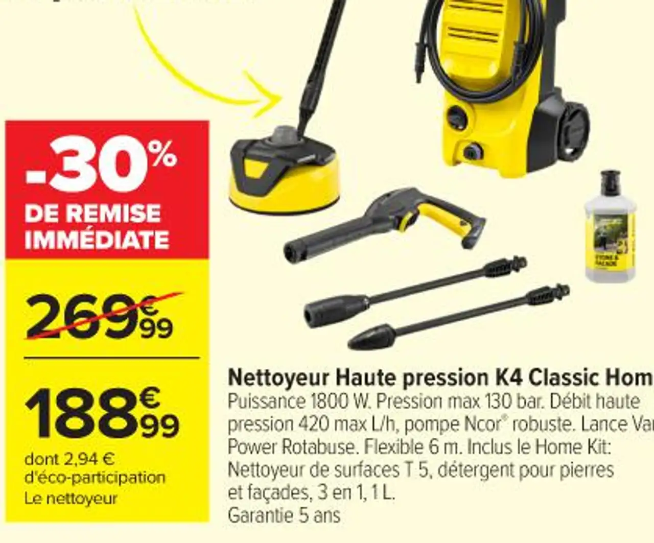 Nettoyeur Haute pression K4 Classic Home Kärcher