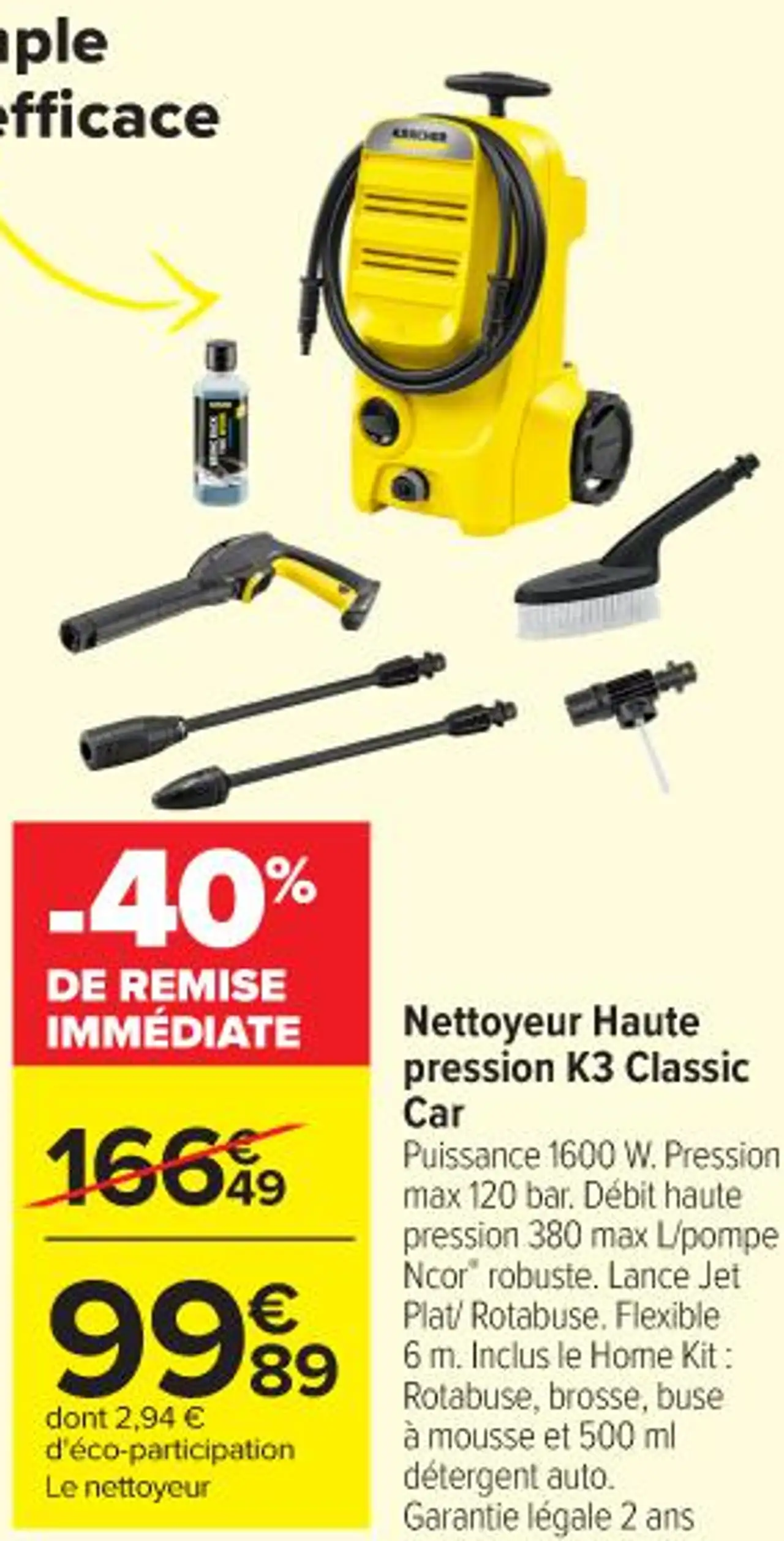 Nettoyeur Haute pression K3 Classic Car Kärcher