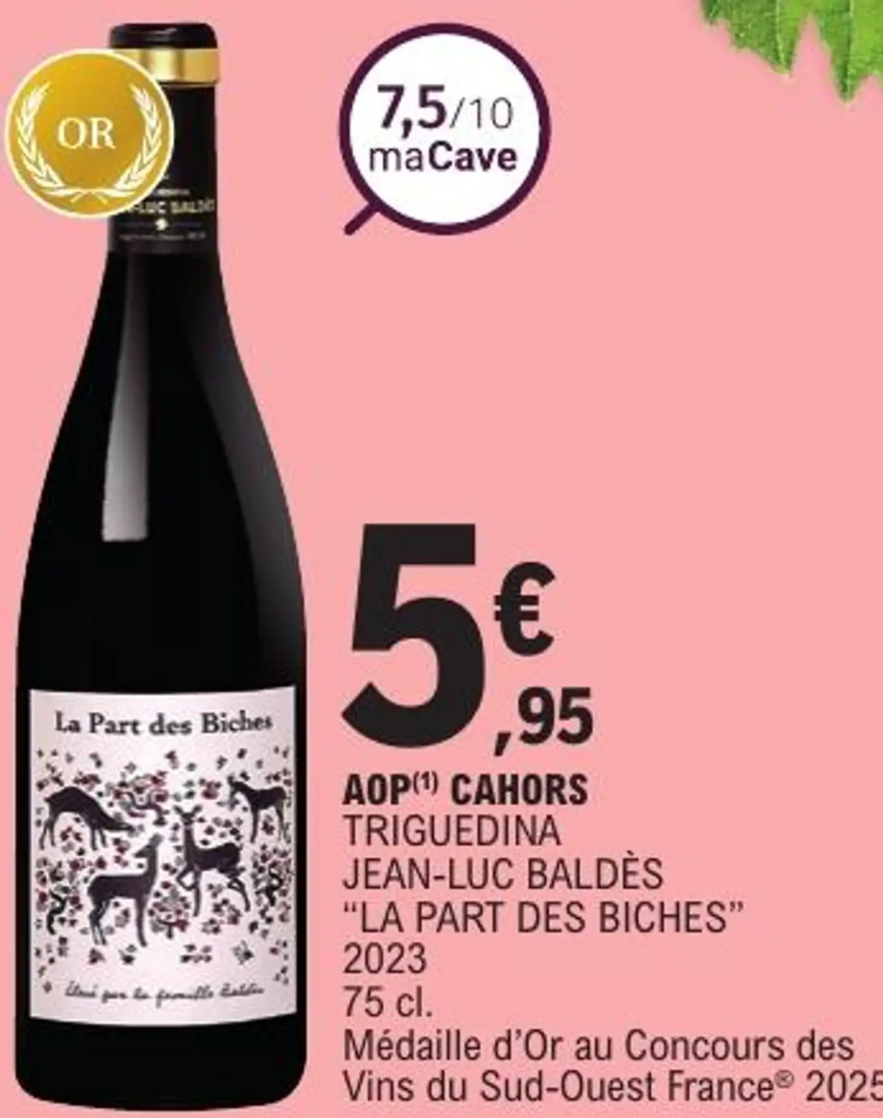 AOP(1) CAHORS TRIGUEDINA JEAN-LUC BALDÈS "LA PART DES BICHES" 2023