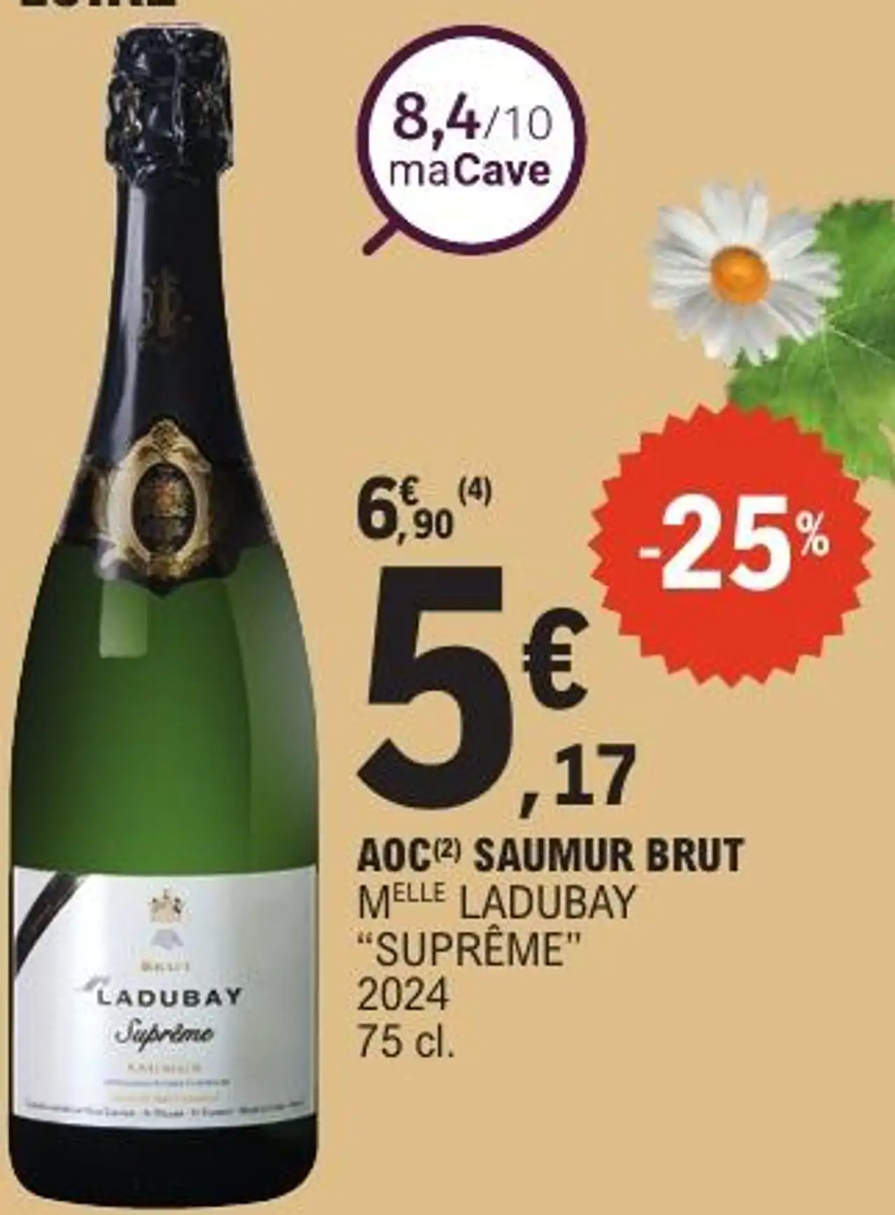 MELLE LADUBAY AOC(2) SAUMUR BRUT "SUPRÊME" 2024