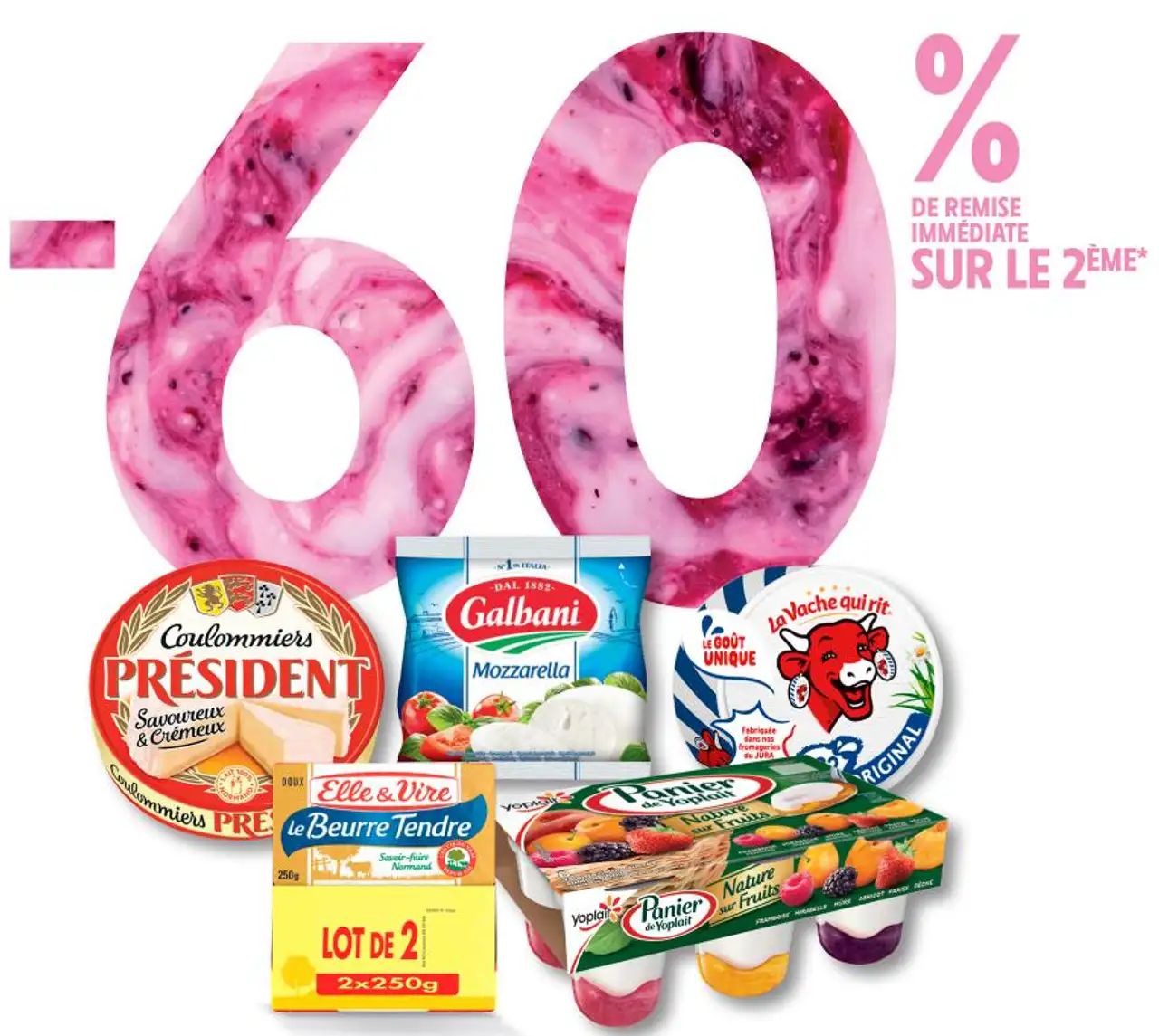 -60% DE REMISE IMMÉDIATE SUR LE 2ÈME*