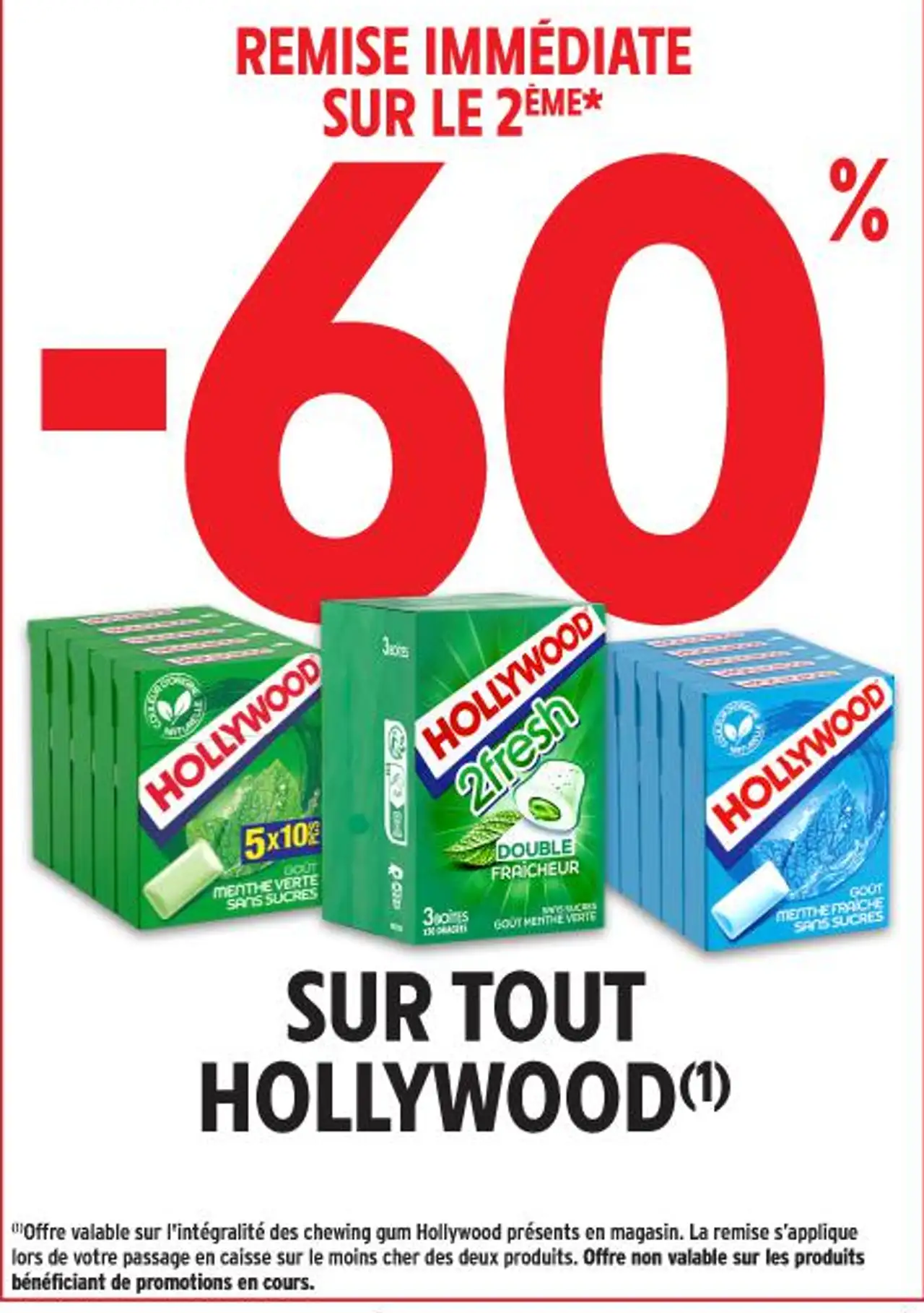 REMISE IMMÉDIATE SUR LE 2ÈME SUR TOUT HOLLYWOOD