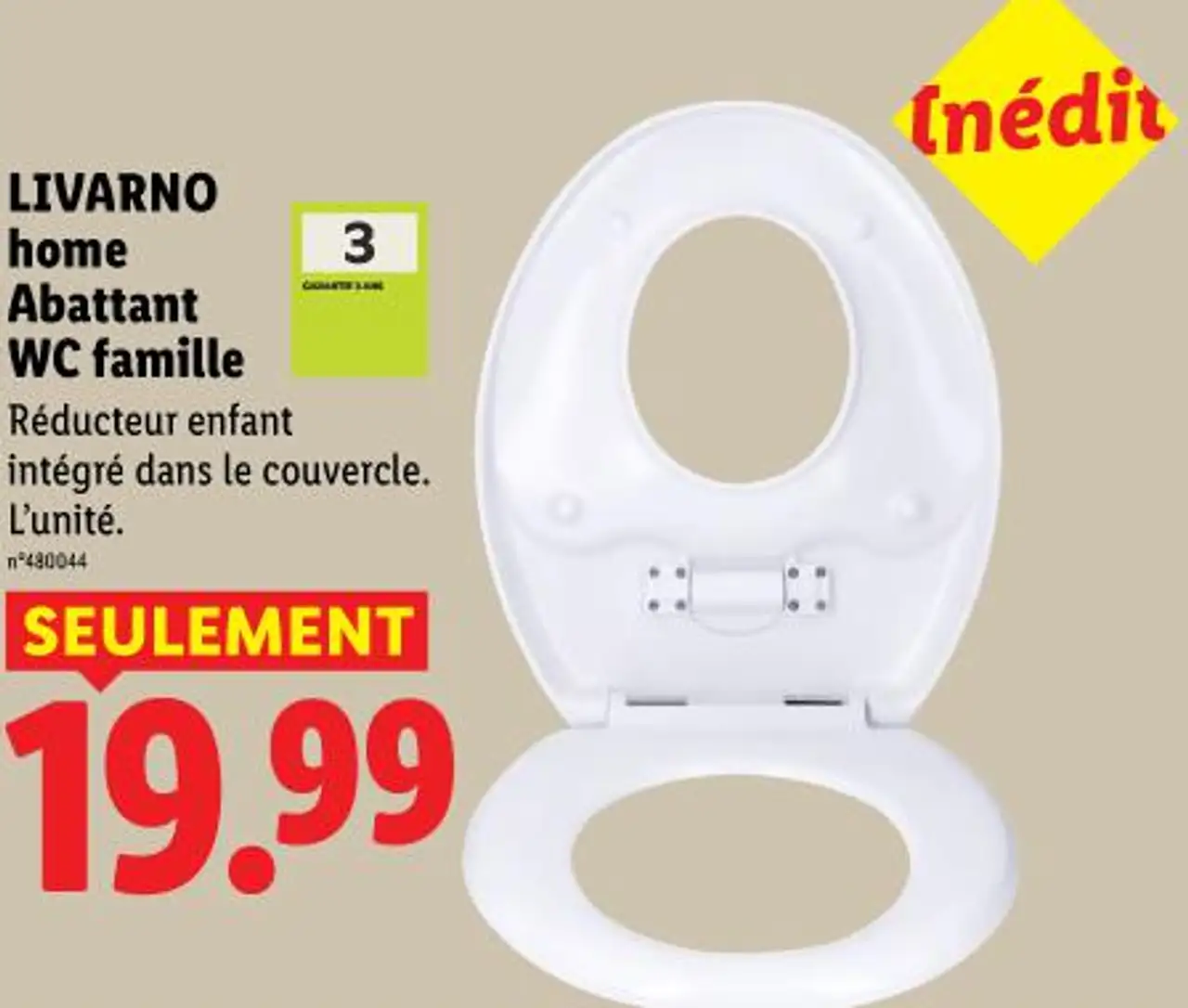 Abattant WC famille LIVARNO home