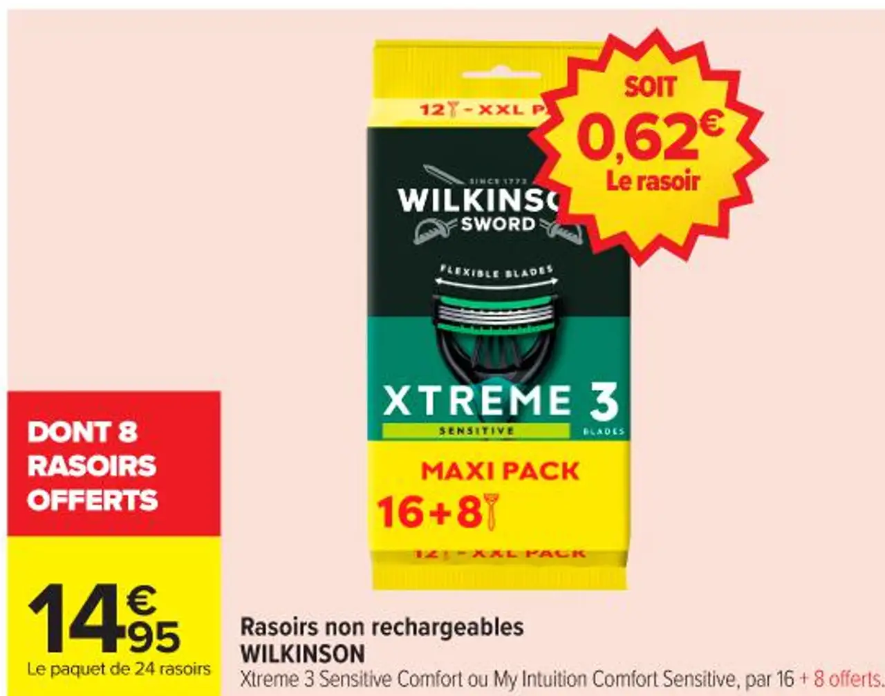 Rasoirs non rechargeables WILKINSON