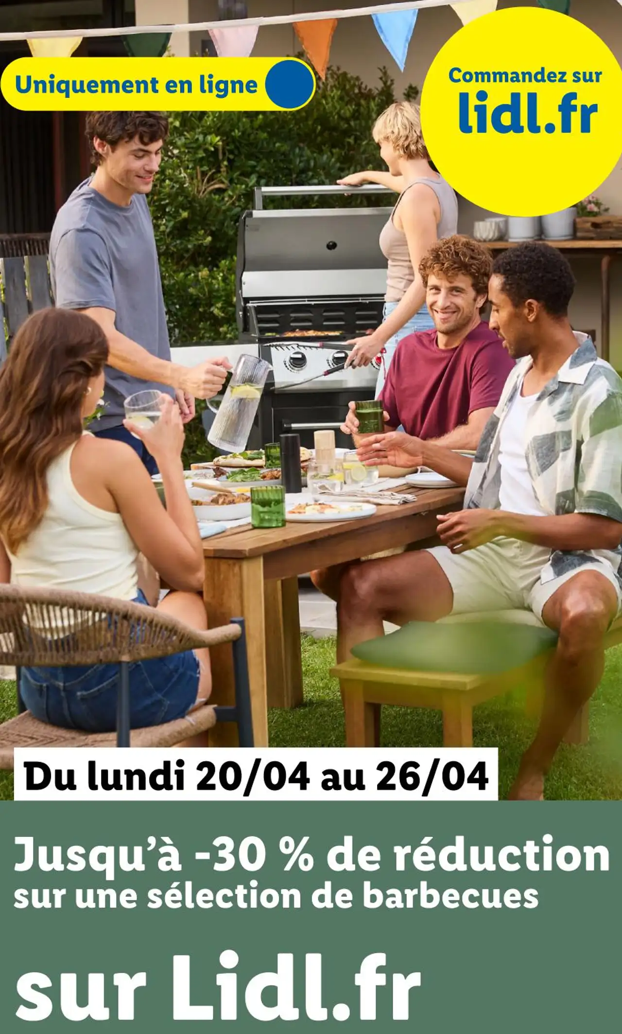 Jusqu'à -30% de réduction sur une sélection de barbecues sur Lidl.fr