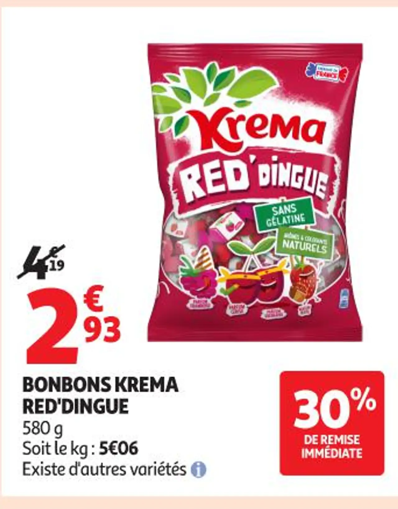 BONBONS KREMA RED'DINGUE