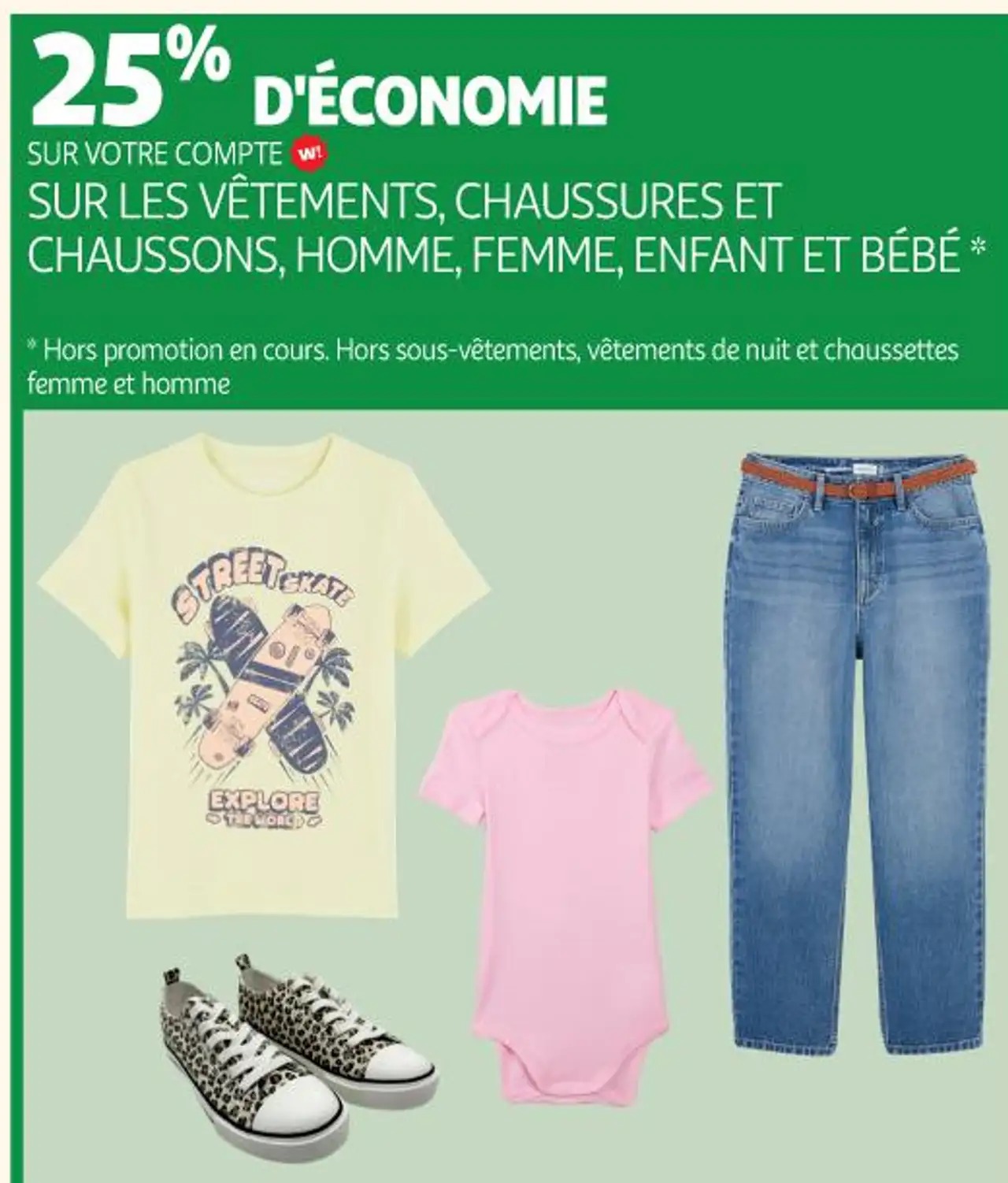 VÊTEMENTS, CHAUSSURES ET CHAUSSONS, HOMME, FEMME, ENFANT ET BÉBÉ