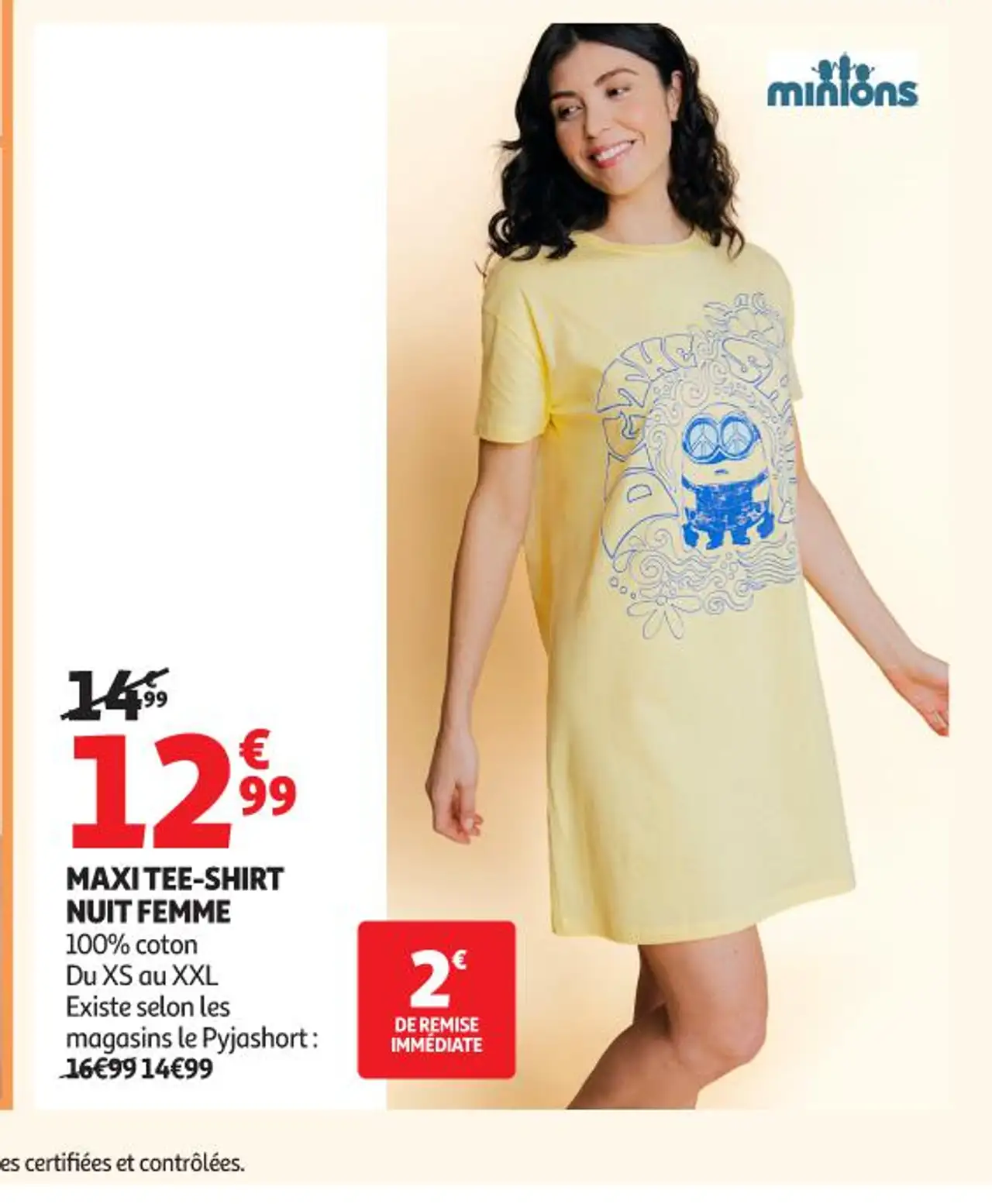 MAXITEE-SHIRT NUIT FEMME minlons