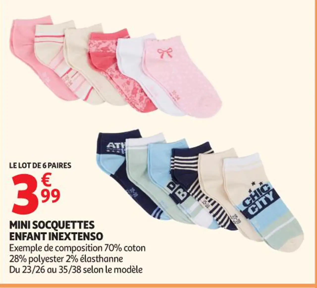MINI SOCQUETTES ENFANT INEXTENSO