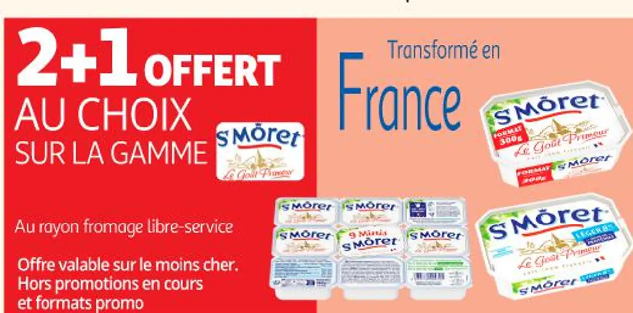 2+1 OFFERT AU CHOIX SUR LA GAMME
