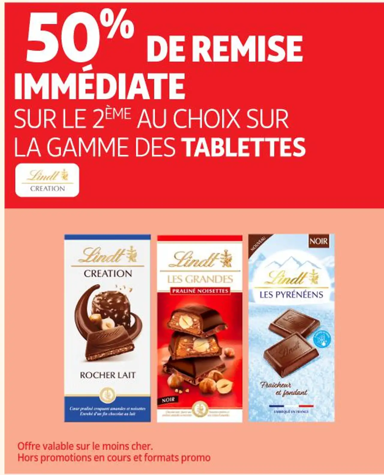 Lindt LA GAMME DES TABLETTES