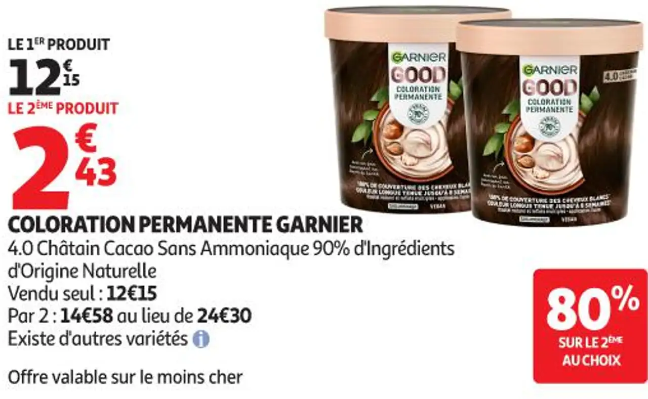 COLORATION PERMANENTE GARNIER