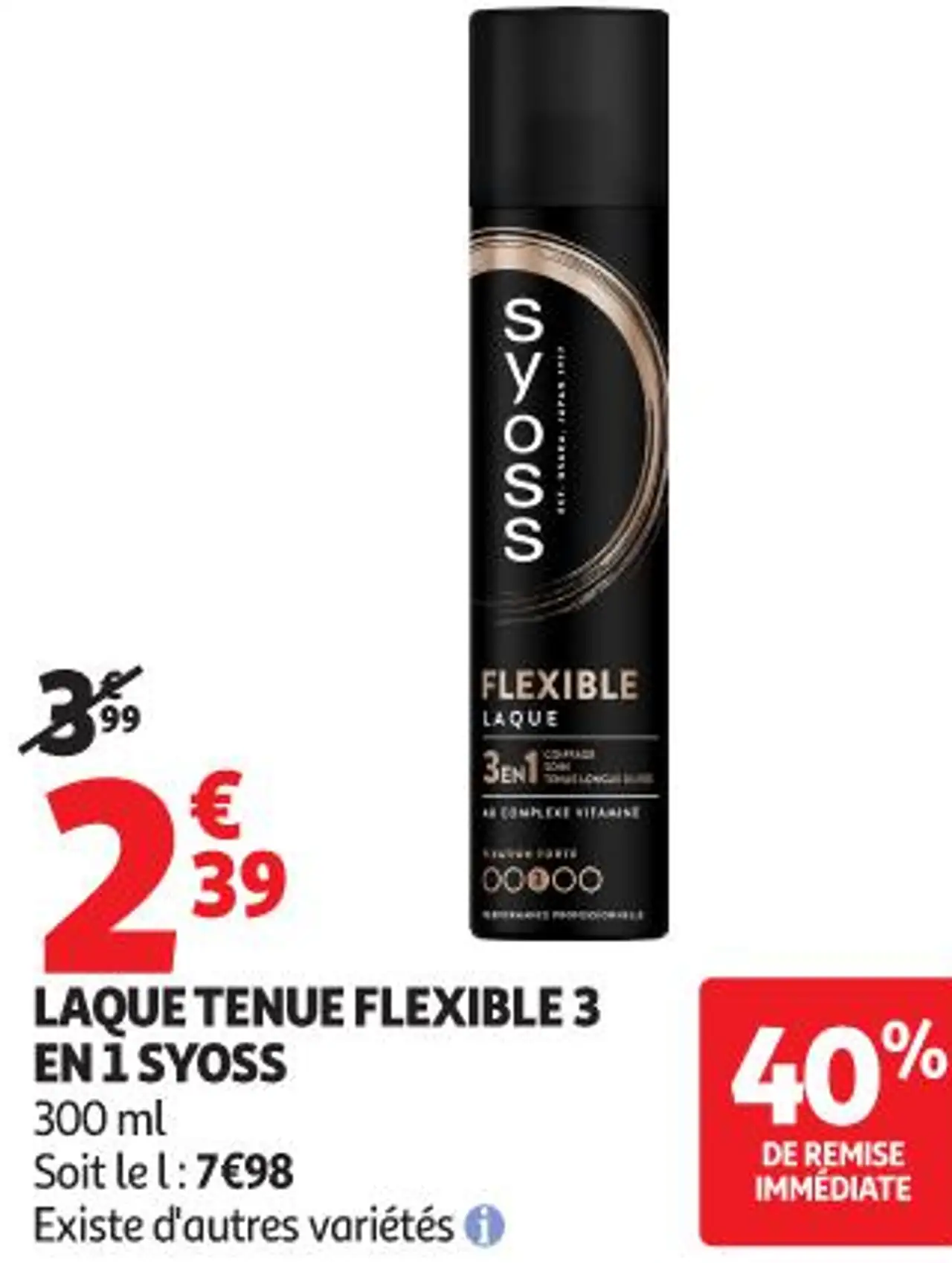 LAQUE TENUE FLEXIBLE 3 EN 1 SYOSS