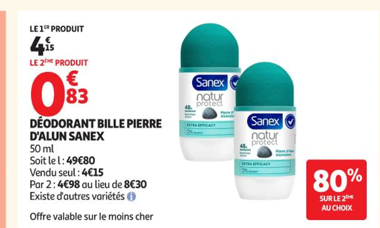 DÉODORANT BILLE PIERRE D'ALUN SANEX