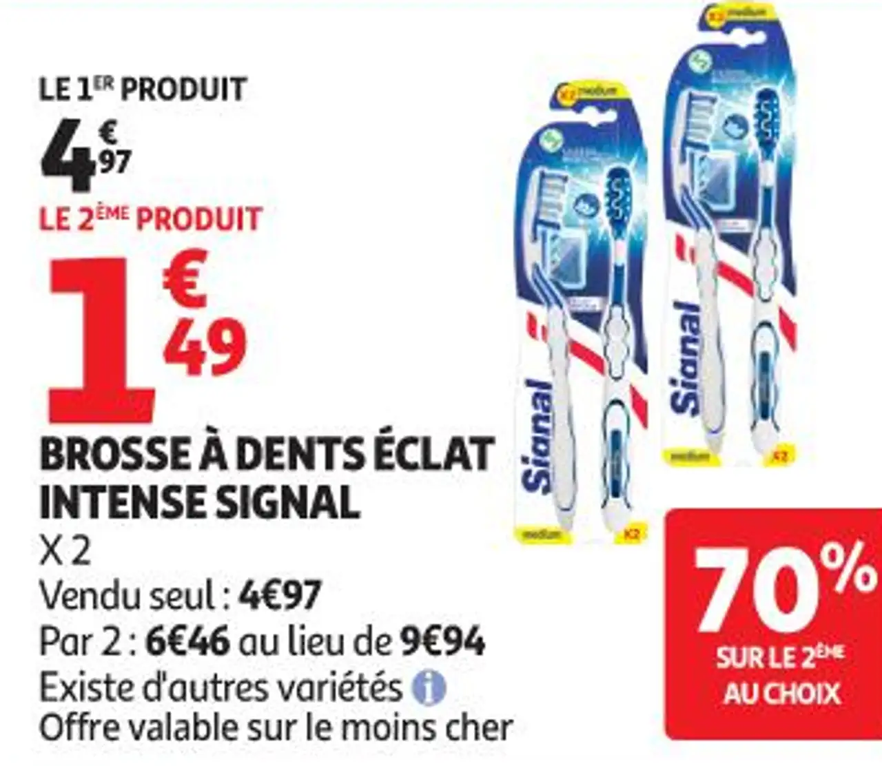 Brosse à dents éclat intense Signal