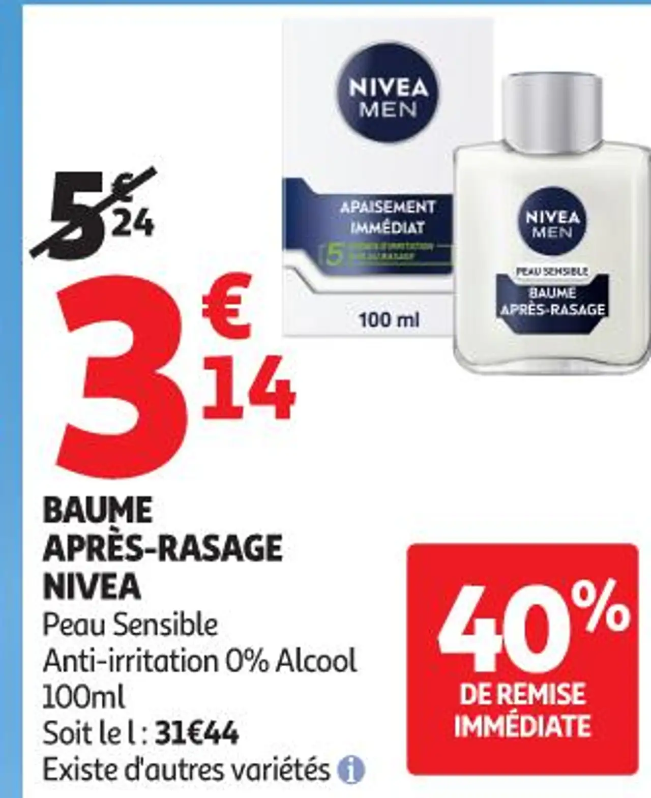 BAUME APRÈS-RASAGE NIVEA