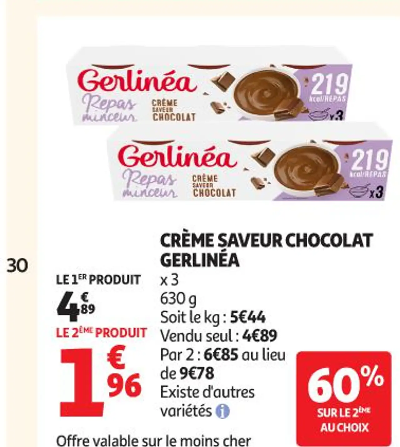 CRÈME SAVEUR CHOCOLAT GERLINÉA