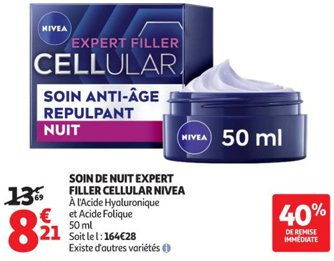 SOIN DE NUIT EXPERT FILLER CELLULAR NIVEA